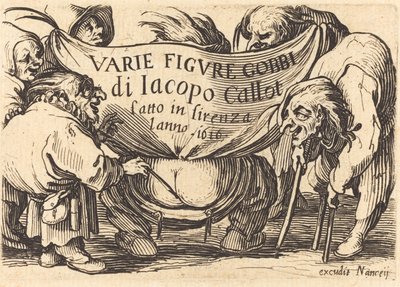Frontispiece for "Various Hunchback Figures" by Jacques Callot