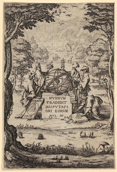 Frontispiece to "Sacra Cosmologia" by Jacques Callot