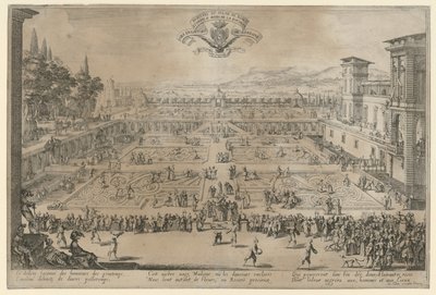 Garden of Nancy by Jacques Callot
