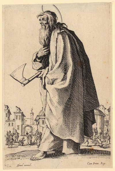 Saint Bartholomew, Plate 12 of the Series 