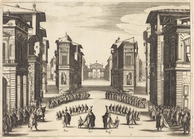 Il Solimano, Act II by Jacques Callot