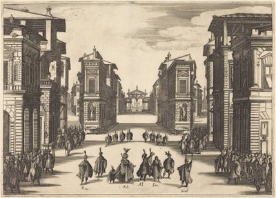 Il Solimano, Act IV by Jacques Callot