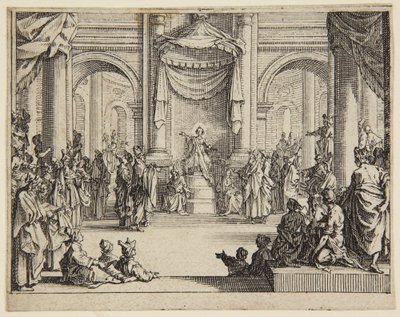 Infant Jesus Among the Doctors by Jacques Callot