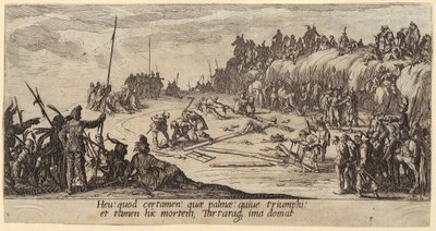 Crucifixion, Plate 7 from the Series "The Great Passion" by Jacques Callot