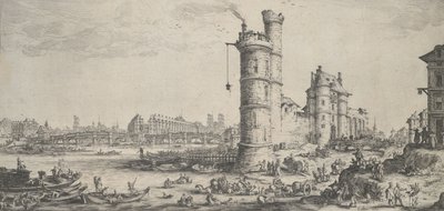 The Pont Neuf by Jacques Callot