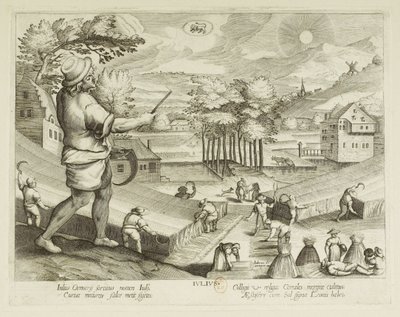 The Months. 7, July by Jacques Callot