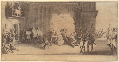 Last Supper, Plate 2 from the Series "The Great Passion" by Jacques Callot