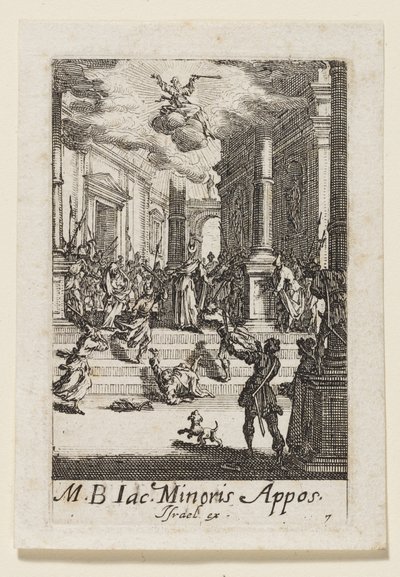Martyrdom of Saint Jacob the Apostle by Jacques Callot