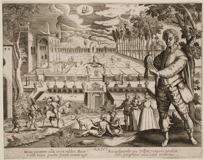 May, from the series "The Months" by Jacques Callot