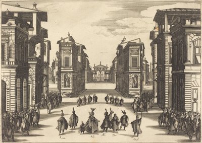 Solimano, Act IV by Jacques Callot