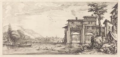 The Bathers by Jacques Callot