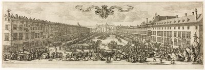 The Carrière, or Rue Neuve, at Nancy (The New Street) by Jacques Callot