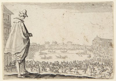 The Chariot Course at the Square of Santa Maria Novella, Florence by Jacques Callot