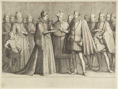 The Marriage of Ferdinand I by Jacques Callot