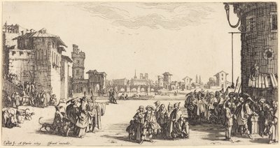 The Slave Market by Jacques Callot