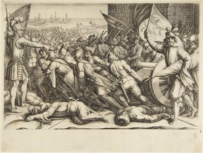 The Troops Reembarking by Jacques Callot