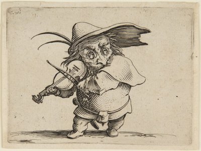 The Violin-Player by Jacques Callot