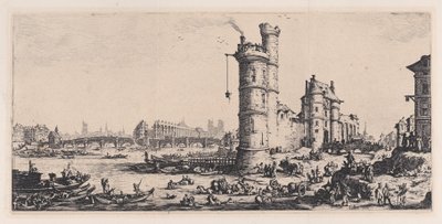 View of the Pont-Neuf, from "The Two Large Views of Paris" by Jacques Callot