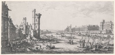 View of the Louvre by Jacques Callot