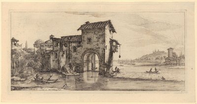Watermill, Plate 7 from the Series "Landscapes for Giovanni de