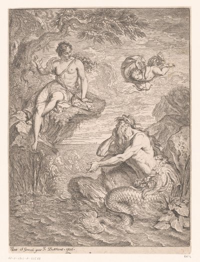 Glaucus and Scylla by Jacques Dumont