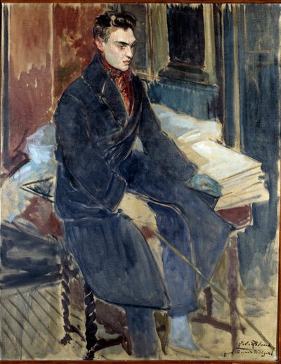 Study for the Portrait of Raymond Radiguet by Jacques Emile Blanche
