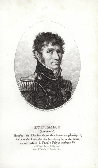 Étienne-Louis Malus by Jacques Etienne Victor Arago