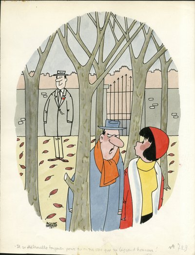 Days of France, Satirical in Colours by Jacques Faizant