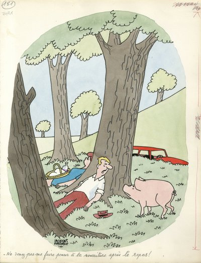 Days of France, Satirical in Colours by Jacques Faizant