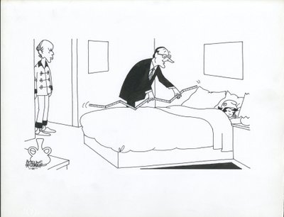 Le Figaro, Satirical in Black & White by Jacques Faizant
