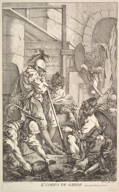 Second Guard-Room by Jacques Gabriel Huquier