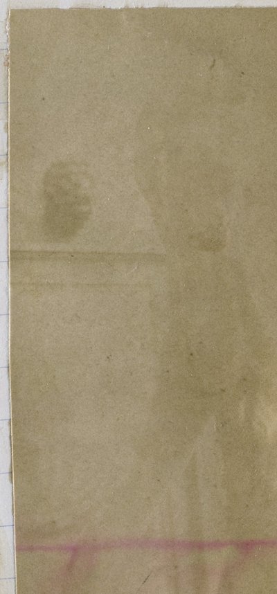 Study of a Male Nude Model, Standing Upright and Seen from Behind, in the Studio of Jacques de Lalaing by Jacques Lalaing (attributed to)