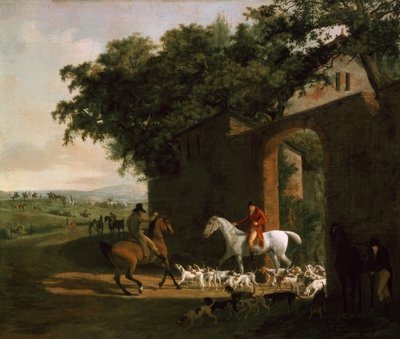 Departure for the Hunt by Jacques Laurent Agasse