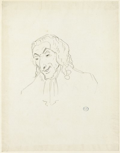 Bust of a Man with a Jabot by Jacques Louis David