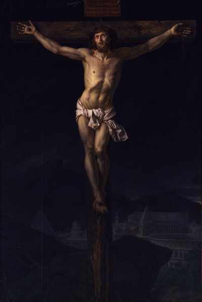 Christ on the Cross by Jacques Louis David