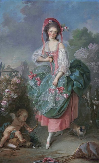 Mademoiselle Guimard as Terpsichore by Jacques Louis David