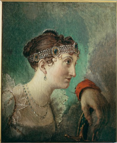 Mme. Alexandre de la Rochefoucauld by Jacques Louis David