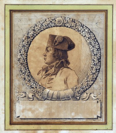 Portrait of Philippe-Francois-Joseph Le Bas by Jacques Louis David