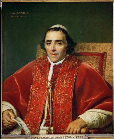 Pope Pius VII by Jacques Louis David