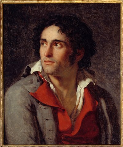 Presumed portrait of the jailer of the painter Jacques Louis David by Jacques Louis David
