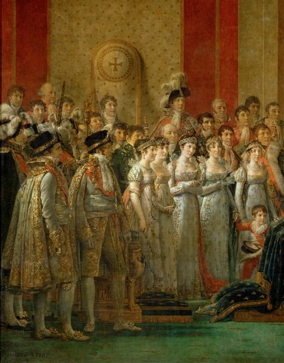 The Coronation of Napoleon in Notre-Dame by Jacques Louis David