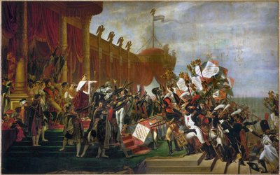 The Oath of the Army After the Distribution of the Eagles on the Champs de Mars by Jacques Louis David