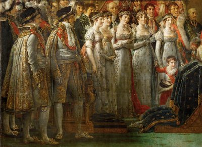 The Coronation of Emperor Napoleon I Bonaparte by Jacques Louis David