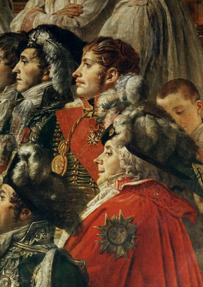 The Coronation of Napoleon I by Pope Pius VII in the Cathedral of Notre-Dame de Paris by Jacques Louis David