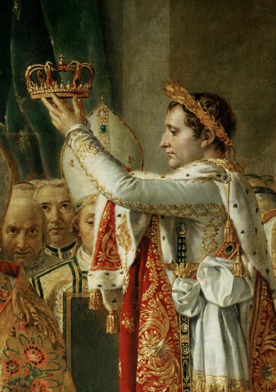 The Coronation of Napoleon I by Pope Pius VII in the Cathedral of Notre-Dame de Paris by Jacques Louis David