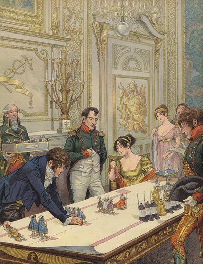 Napoleon and Josephine preparing for their coronation by Jacques Marie Gaston Onfray de Breville (Job)