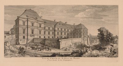 View of the Royal Castle of Blois, Taken from the Countryside by Jacques Rigaud