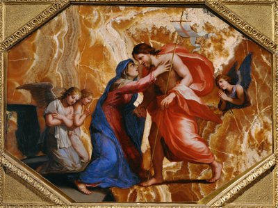 Christ Receives the Virgin in Heaven by Jacques Stella
