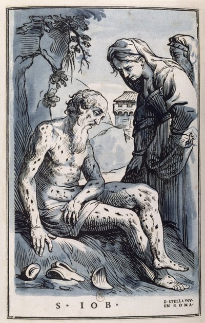 Job Covered with Sores by Jacques Stella