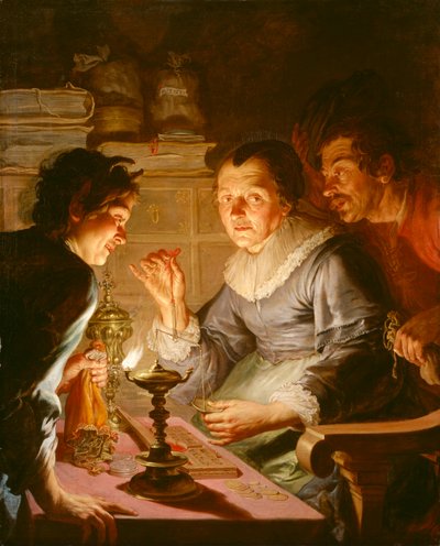 The Gold Weigher by Jacques de l